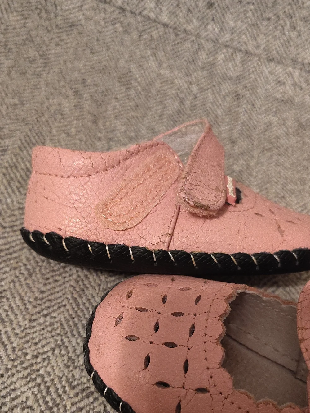 Pedipeds Pink Leather Loafer Shoe